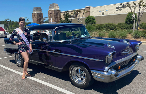 Miss Leeds Area’s OT, Emma Terry, hosted The Drive Out ALS Cruise-In at The Outlet Shops of Grand River in Leeds raises $1700 for Alabama ALS